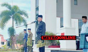 Pimpin Upacara Peringatan Hardiknas, Bupati Bacakan Amanat Mendikbudristek