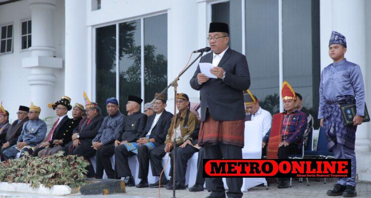 Pimpin Upacara Peringatan Hardiknas, Wabup Asahan Bacakan Pidato Menteri Nadiem Makarim