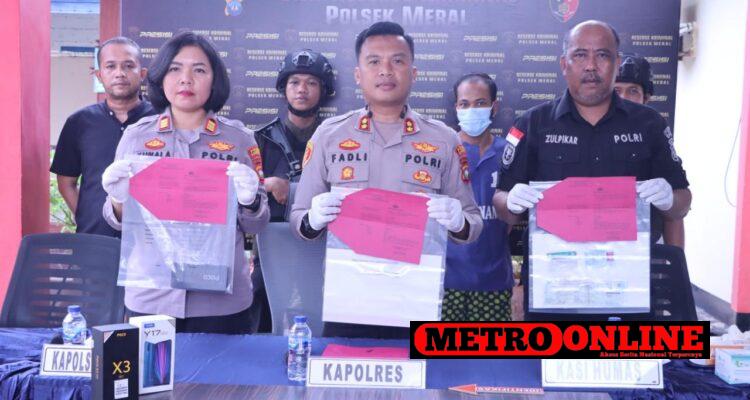 Polsek Meral Polres Karimun Ringkus Pelaku Jambret