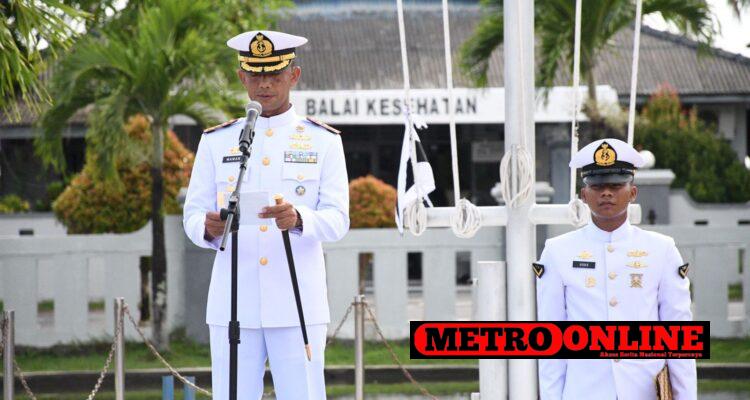 Pimpin Upacara Peringatan Hari Lahir Pancasila,Danlanal Ranai Bacakan Pidato Kepala Pimpin Upacara Peringatan Hari Lahir Pancasila,Danlanal Ranai Bacakan Pidato Kepala Badan Pembinaan Ideologi Pancasila RI