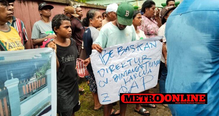 Demo Tuntut Bebaskan Kontener CV. Bintang Tiurma, Ferdinand Fakdawer Berharap Demo Tuntut Bebaskan Kontener CV. Bintang Tiurma, Ferdinand Fakdawer Berharap Gakkum Pusat Bijaksana