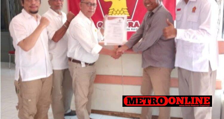 Penyerahan formulir pendataran penjaringan bakal calon wali kota dan bakal Penyerahan formulir pendataran penjaringan bakal calon wali kota dan bakal calon wakil wali kota DPC GERINDRA Kota Yogyakarta.