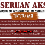 Aktivitas TGC Ilegal Di Sungai Kalaena, AMMPL Akan Unjuk Rasa Aktivitas TGC Ilegal Di Sungai Kalaena, AMMPL Akan Unjuk Rasa Di Mapolda Sul Sel