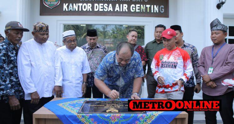 Wakil Bupati Asahan Resmikan Kantor Balai Desa Air Genting