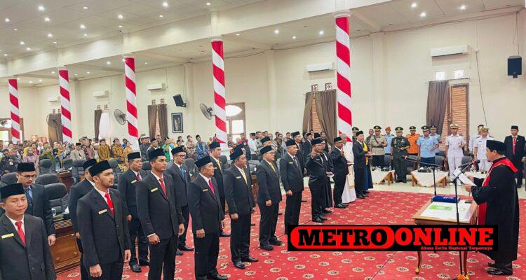 Pelantikan 20 Anggota DPRD Natuna di Dominasi Wajah Baru