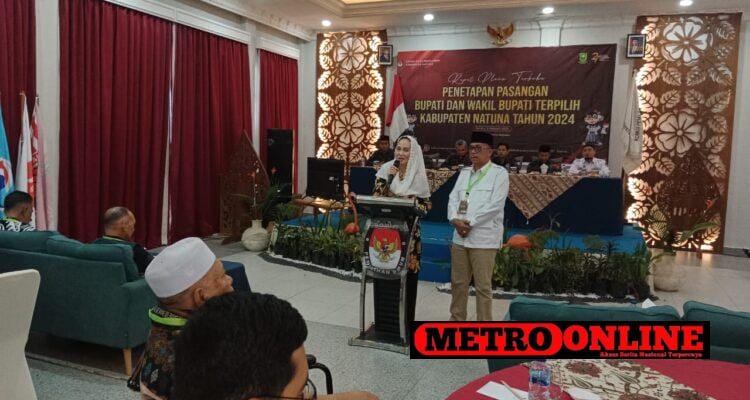 KPUD Natuna Tetapkan Bupati  Terpilih Cen Sui Lan -Jarmin Sidik 