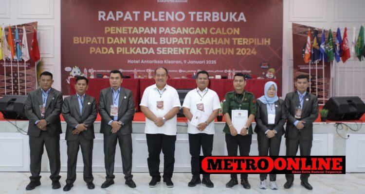 KPU Asahan Tetapkan Taufik Zainal Abidin Siregar dan Rianto Sebagai KPU Asahan Tetapkan Taufik Zainal Abidin Siregar dan Rianto Sebagai Pasangan Calon Bupati dan Wakil Bupati Terpilih Periode 2025 - 2030
