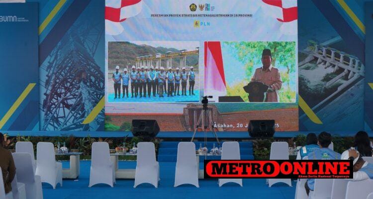 Presiden Prabowo Resmikan PLTA Asahan 3 Via Zoom Presiden Prabowo Resmikan PLTA Asahan 3 Via Zoom