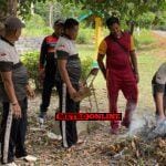 Polsek Daik Lingga Gelar Goro di Kawasan Situs Bersejarah Istana Polsek Daik Lingga Gelar Goro di Kawasan Situs Bersejarah Istana Damnah