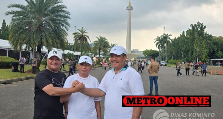Wagub Sumut Bersama Bupati dan Wakil Bupati Asahan Terpilih Ikut Gladi di Lapangan Monas