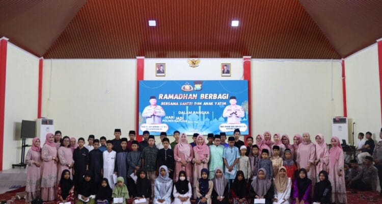 Polres Natuna Gelar Buka Puasa Bersama dalam Rangka HUT POLDA KEPRI Ke-20