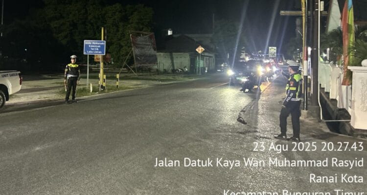 Satlantas Polres Natuna Gelar Patroli Malam, Ciptakan Kondisi Aman dan Satlantas Polres Natuna Gelar Patroli Malam, Ciptakan Kondisi Aman dan Tertib