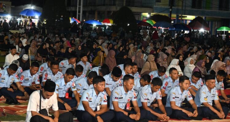 Lanud RSA Wujudkan TNI AU AMPUH Lewat Natuna Bersholawat