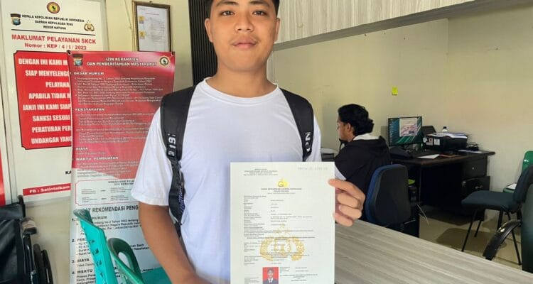 Warga Apresiasi Layanan SKCK Online Polres Natuna Cepat dan Ramah